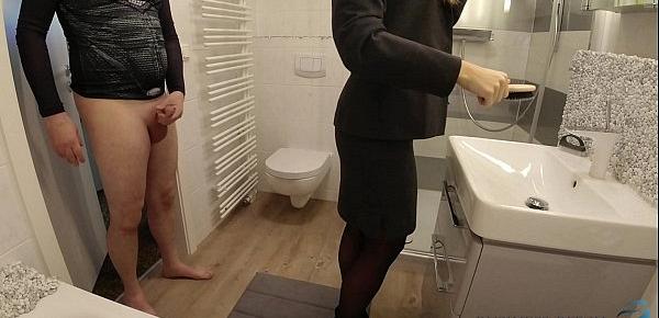  fucking business woman in ripped pantyhose - business-bitch